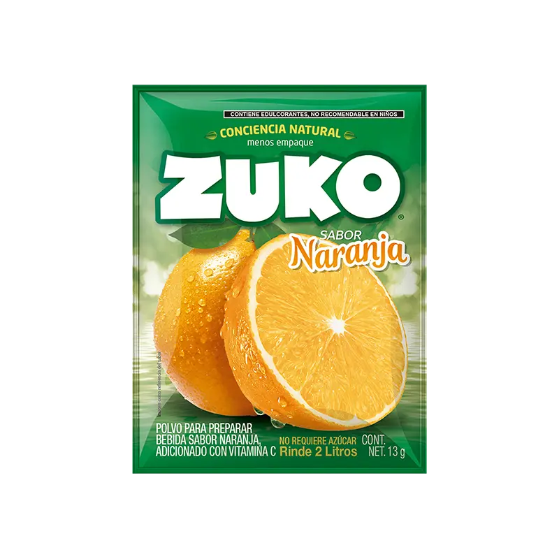 Refresco en polvo Zuko
