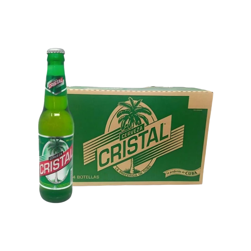 Caja de cerveza Cristal 24 botellas