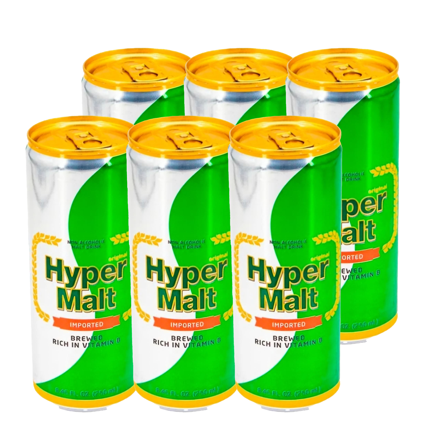 6 maltas HyperMalt de 250ml