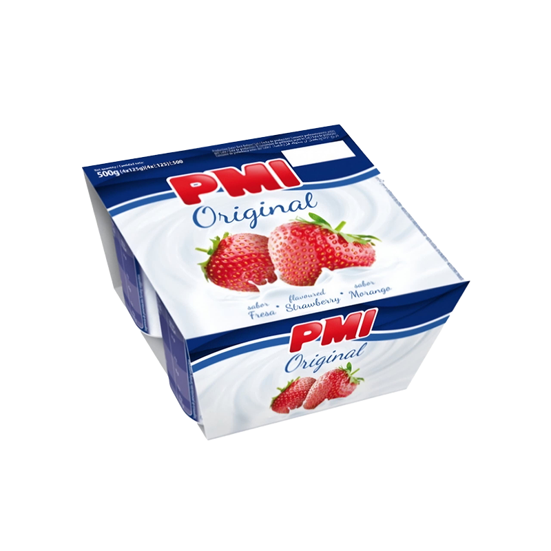 Yogur de fresa 4 vasos 500g